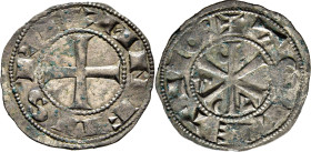 Alfonso VI (1073-1109). Dinero. Vellón. Toledo. MBC+. Tono
