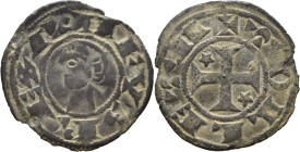 Alfonso I de Aragón (1109-1126). Dinero. Toledo. Pátina oscura