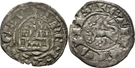 Fernando IV (1295-1312). Pepión. Vellón. Coruña. Tono