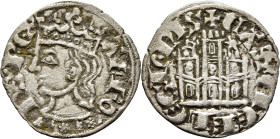 Alfonso XI (1312-1350). Cornado. Vellón. Burgos