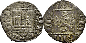 Alfonso XI (1312-1350). Novén. Vellón. Coruña. Tono