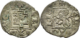 Alfonso XI (1312-1350). Novén. Vellón. León