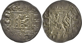 Alfonso XI (1312-1350). Novén. Vellón. León. Tono