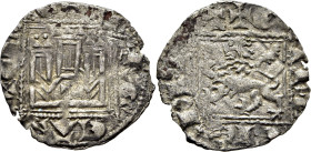 Alfonso XI (1312-1350). Novén. Dinero. Toledo
