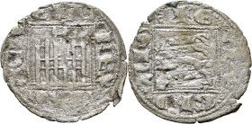 Alfonso XI (1312-1350). Novén. Vellón. Sin ceca