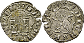 Alfonso XI (1312-1350). Novén. Vellón. Sevilla. EBC/MBC+. Tono. Buen ejemplar. Muy interesante