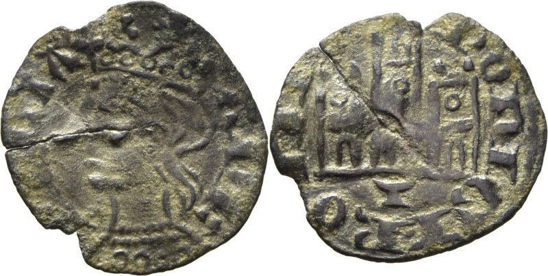 Don Juan Manuel (1296). Cornado. Vellón. Cuenca (cuenco). La corona claramente s...
