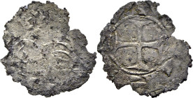 Alfonso VII (1126-1197). Óbolo. Vellón. León. Rara