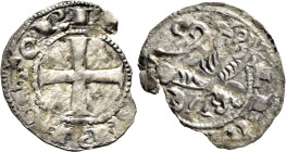 Alfonso VII (1126-1197). Óbolo. Vellón rico. León. Rara