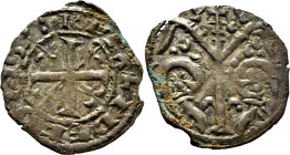 Alfonso IX (1188-1230). Dinero. Vellón. ¿León?. Tono