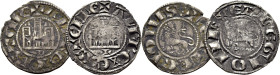 Alfonso X (1252-1284). Pepión. Vellón. León. Lote de 2