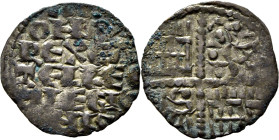 Alfonso X (1252-1284). Dinero blanco de la guerra. Vellón. Tono