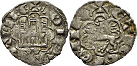 Alfonso X (1252-1284). Dinero novén. Vellón. Ávila