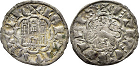 Alfonso X (1252-1284). Dinero novén. Vellón. Burgos. MBC+ o algo mejor