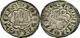 Alfonso X (1252-1284). Novén. Vellón. Burgos. EBC-/EBC. Tono. Buen ejemplar. Atractivo