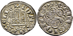 Alfonso X (1252-1284). Novén. Vellón. Burgos. EBC. Tono. Muy buen ejemplar. Muy atractivo