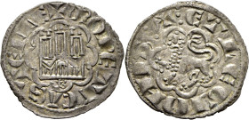 Alfonso X (1252-1284). Novén. Vellón. Burgos. MBC+. Tono