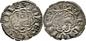 Alfonso X (1252-1284). Dinero. Vellón. Cuenca. MBC+ o algo mejor. Tono. Atractiva