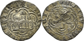Enrique III (1390-1406). Blanca. Vellón. Coruña