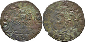 Enrique III (1390-1406). Blanca. Vellón. Cuenca