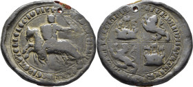 Fernando IV. (1295-1312). Castilla. Sello Real. Ecuestre. Raro