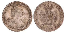 Dukaton. Brabant. Antwerpen. Maria Theresia. 1753. Zeer Fraai +.
Opgewreven. Vanhoudt 814 AN. Delm. 376. 33,35 g.