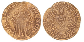 St. Jans goudgulden. Gelderland. Arnold van Egmond. Z.j. (1423 - 1427). Fraai / Zeer Fraai.
Fr. 56. 2,63 g.