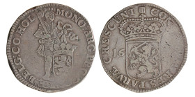Zilveren dukaat. Holland. 1674. Zeer Fraai -.
CNM 2.28.80. Delm. 969. 27,83 g.