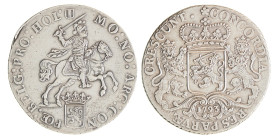 Dukaton of zilveren rijder. Holland. 1793. Zeer Fraai +.
Opgewreven. CNM 2.28.84. Delm. 786. 32,46 g.