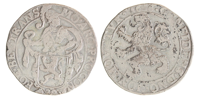 Leeuwendaalder. Overijssel. 1660. Fraai / Zeer Fraai.
HPM 37, KM 12. CNM 2.38.6...