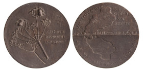 Nederland. Haarlemmermeer. 1980. 125-jarig bestaan van de gemeente.
Door Guus Hellegers. AE. 86,83 mm. 151 g. Prachtig.