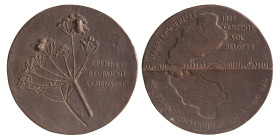 Nederland. Haarlemmermeer. 1980. 125-jarig bestaan van de gemeente.
Door Guus Hellegers. AE. 88,60 mm. 162,3 g. Prachtig.
