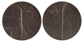 Nederland. 1988. Opening van de Hemtunnel.
Door W. Vis. AE. 60 mm. 99,11 g. Prachtig -.