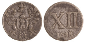 Nederland. Middelburg. 1648. Loodje - Nr. XII.
Pb. 23,28 mm. 5,54 g. Zeer Fraai -.