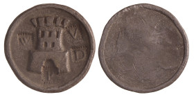 Nederland. Middelburg. Z.j. Armenloodje - W V D P.
Pb. 33,91 mm. 17,74 g. Zeer Fraai +.