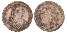 Belgium. Austrian Netherlands. Ypres. N.D. (1750). Attendance token.
Adjustment marks. Ar. 29,13 mm. 8,37 g. XF +.