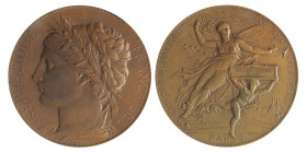France. Paris. 1878. Exposition Universelle Internationale.
AE. 67,94 mm. 133,8 g. UNC.