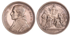Italian states. Papal states. 1916. Year medal An. II. Praying for peace.
Ar. 44 mm. 42,80 g. XF.