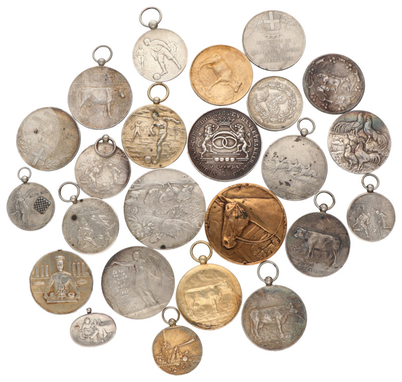 Voornamelijk Nederland. Lot (24) Prijspenningen.
550,22 g. Gemiddeld Zeer Fraai...