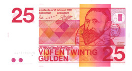 Nederland. 25 gulden . Bankbiljet. Type 1971. Type Sweelinck. - Nagenoeg UNC.
(Alm. 84-1). (AV 56.1b.2 / PL 70.b2). Serienummer 8113913064. - Nagenoe...