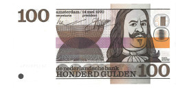 Nederland. 100 gulden . Bankbiljet. Type 1970. Type Michiel de Ruyter. - Prachtig +.
(Alm. 122-1). (AV 86.1b.2 / PL 103.c). Serienummer 3812530554. -...