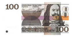 Nederland. 100 gulden . Bankbiljet. Type 1970. Type Michiel de Ruyter. - Prachtig +.
(Alm. 122-1). (AV 86.1b.2 / PL 103.c). Serienummer 3812530545. -...