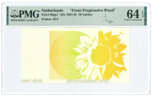 Nederland. 50 Gulden. Proefdruk. Type 1982. Type Zonnebloem. - UNC.
(PL83.P5). PMG 64EPQ. - UNC.