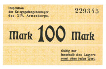 Germany. 100 mark. Banknote. Type ND. - UNC.
Serienummer 229345. - UNC.