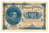 Belgium. 20 francs. Banknote. Type 1915. - Very fine -.
Serienummer C352451. - Very fine -.