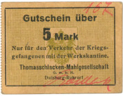 Germany . ½/1/2/5/10 mark. Banknote. Type 1916-1917. - Very fine – UNC.
Serienummer 604/0022019747. - Very fine – UNC.