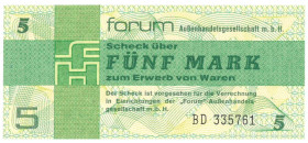 Germany. 1/2/5 mark. Banknote. Type 1918. - UNC.
Serienummer 07658/BD335761. - UNC.