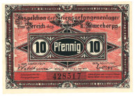 Germany. 5/10/25 pfenning and 2 mark. Banknote. Type 1917. - UNC.
Serienummer 122368/428517/153477/267599/048955. - UNC.