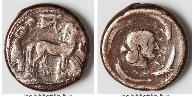 SICILY. Syracuse. Deinomenid Tyranny, Hieron I (ca. 475-470 BC). AR tetradrachm ...