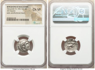MACEDONIAN KINGDOM. Alexander III the Great (336-323 BC). AR drachm (18mm, 1h). NGC Choice VF. Posthumous issue of Colophon, ca. 322-317 BC. Head of H...